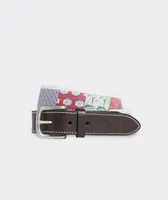 Boys' Patchwork Canvas Club Belt