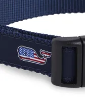 Flag Whale Dog Collar