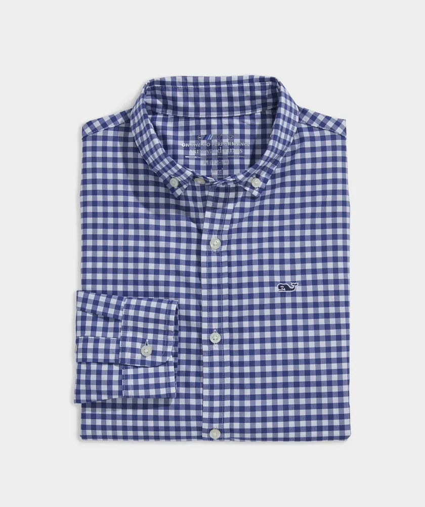 Boys' On-The-Go brrrº Gingham Shirt