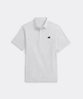 Carolina Panthers Bradley Stripe Sankaty Polo