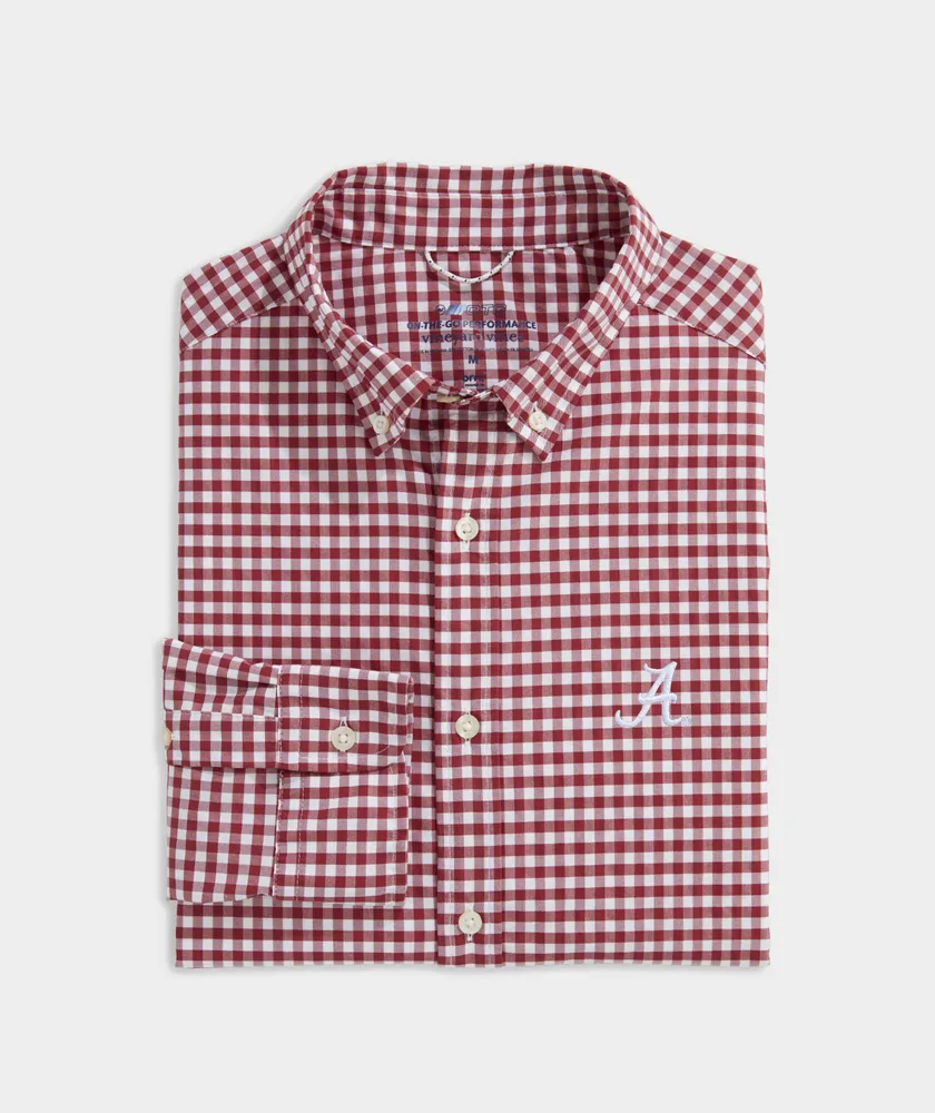 University Of Alabama On-The-Go brrrº Gingham Shirt