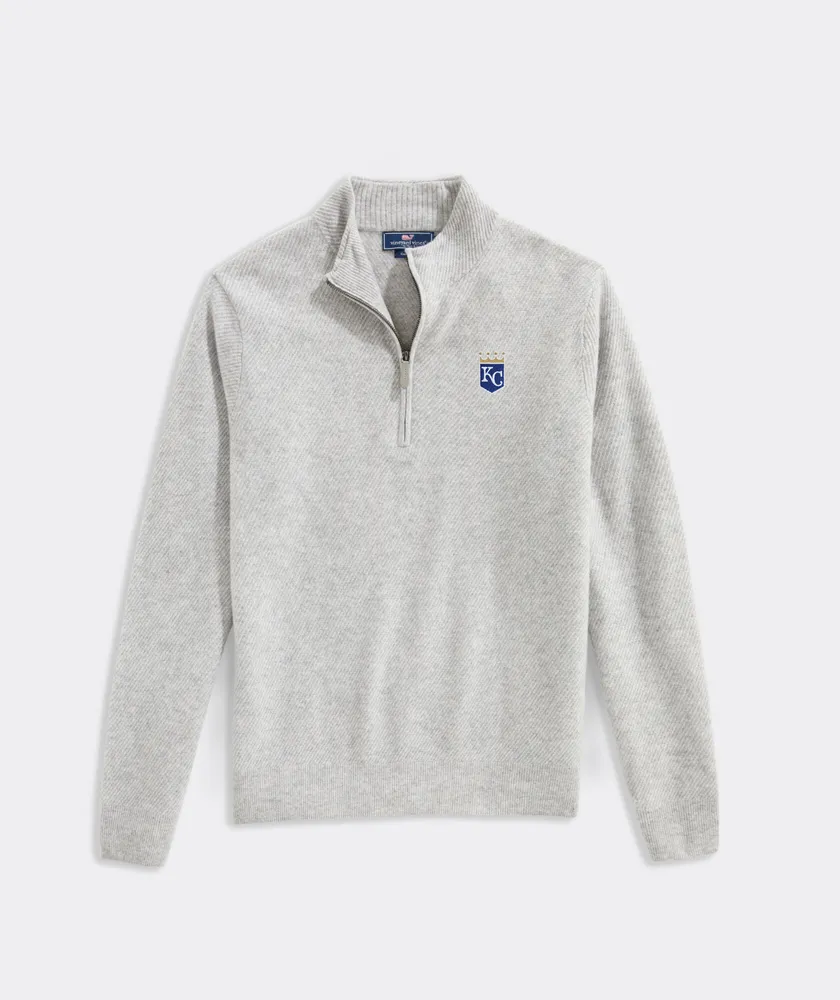 Kansas City Royals Cat Cay Cashmere Quarter-Zip