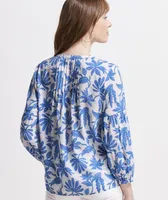 Floral Pintuck Popover