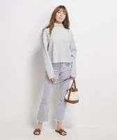 Relaxed Funnel Neck Pullover