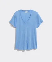 Linen V-Neck Tee