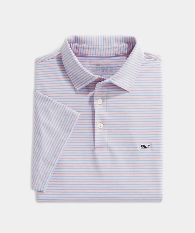 Vineyard Vines Houston Astros Destin Stripe Sankaty Polo