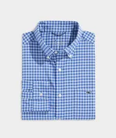 On-The-Go Lightweight Gingham Shirt