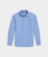 On-The-Go Lightweight Gingham Shirt