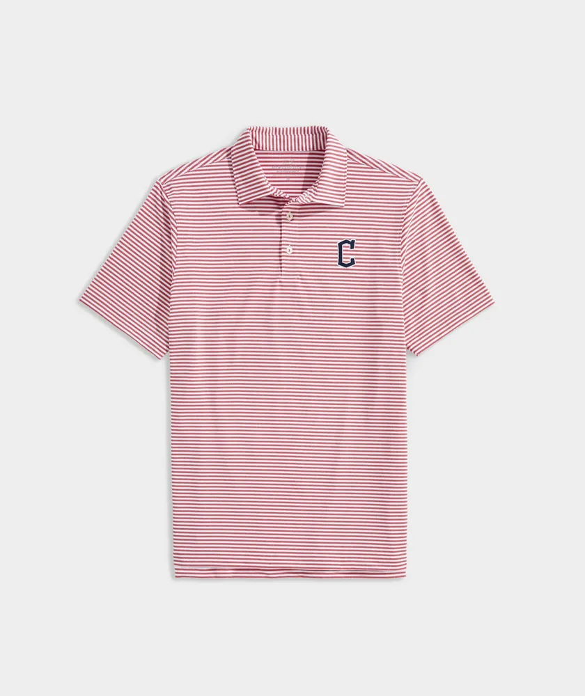 Cleveland Guardians Winstead Stripe Sankaty Polo