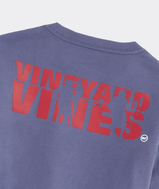 Vineyard Vines Boys' Overhead Basketball Hoop Long-Sleeve Pocket