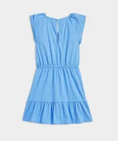 Girls' Flutter-Sleeve Harbor Dress