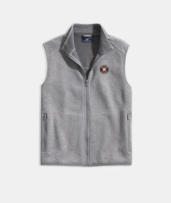 Houston Astros Mountain Sweater Fleece Vest