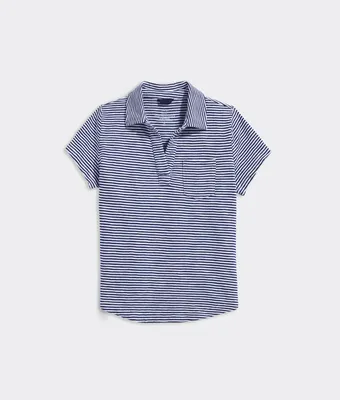 Girls' Striped Surf Polo
