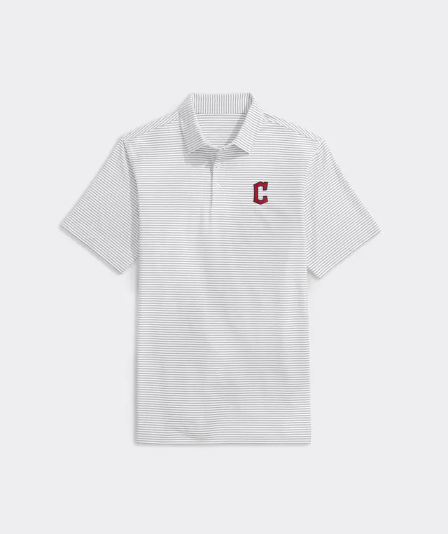 Vineyard Vines Men's Vineyard Vines Navy Cleveland Indians Destin Polo