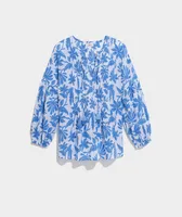 Floral Pintuck Popover