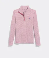 Women's Buffalo Bills Micro Stripe Sankaty 1/2-Zip