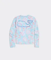 Girls' Cay Floral Long-Sleeve Swim Shirt