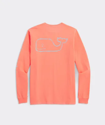 Vintage Whale Long-Sleeve Pocket Tee