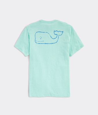 Vineyard Vines Men's,Garment-Dyed Whale Short-Sleeve Pocket Tee - Washed Purple X-Small / Washed Purple