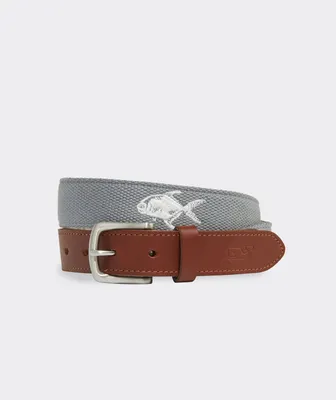 Permit Icon Canvas Club Belt