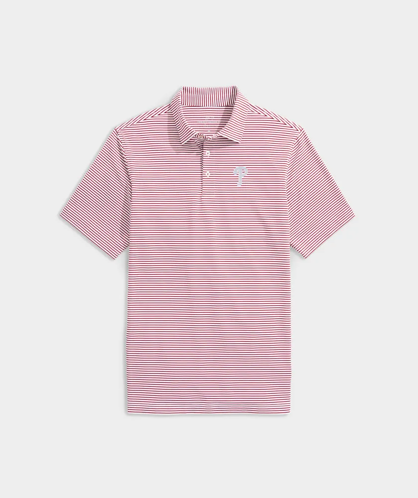 Philadelphia Phillies Bradley Stripe Sankaty Polo