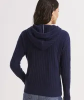 Seaspun Rib Cashmere Hoodie