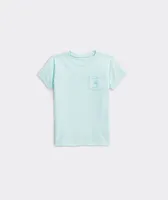 Girls' Beach Scene Short-Sleeve Pocket Tee