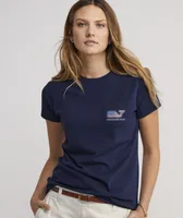 Flag Whale Short-Sleeve Pocket Tee