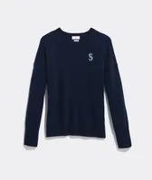 Women's Seattle Mariners Cashmere Crewneck