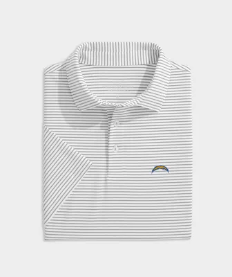 Los Angeles Chargers Bradley Stripe Sankaty Polo