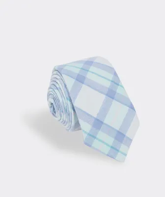 Plaid Twill Kennedy Tie