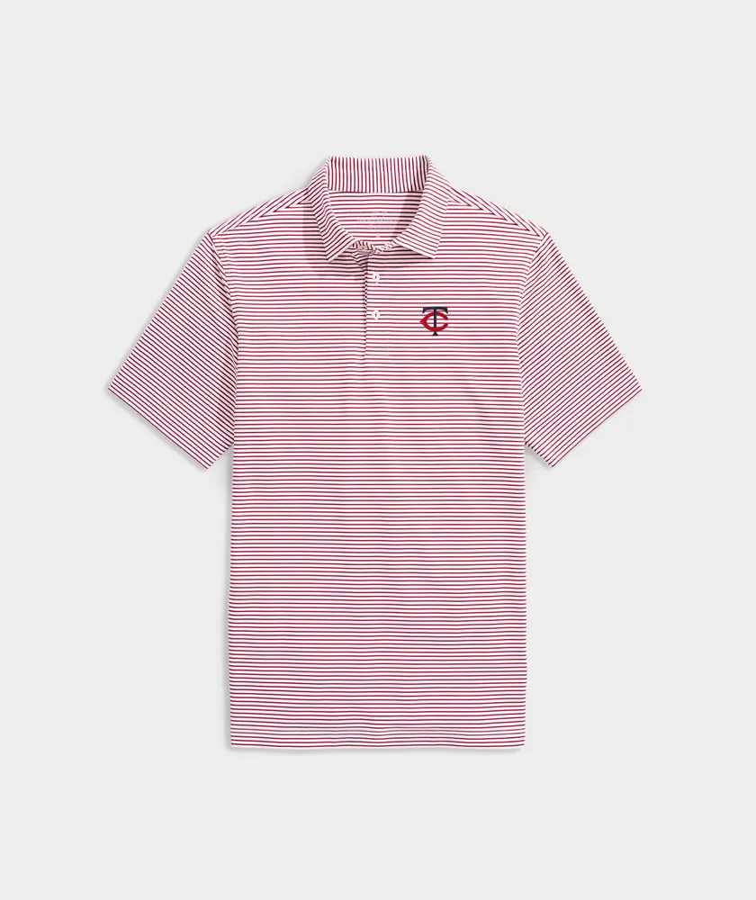 Minnesota Twins Bradley Stripe Sankaty Polo