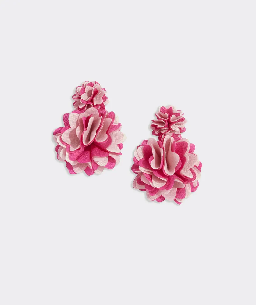 Kentucky Derby Rose Statement Earrings