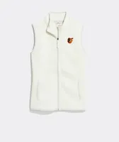 Women's Baltimore Orioles Mountain Sweater Fleece Vest