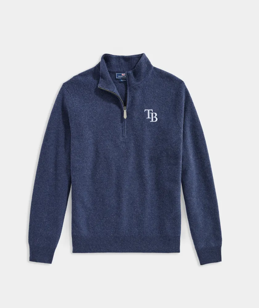 Tampa Bay Rays Cat Cay Cashmere Quarter-Zip