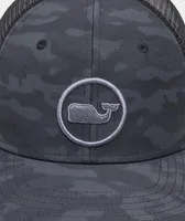 Camo Whale Dot Trucker