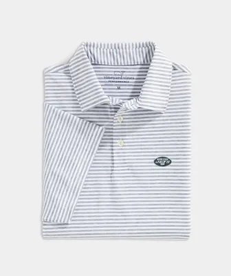 New York Jets Winstead Stripe Sankaty Polo