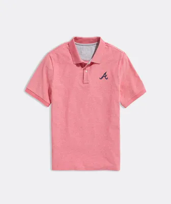 Atlanta Braves Edgartown Pique Polo