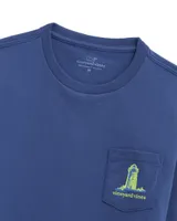 Boys' Glow-In-The-Dark Edgartown Scenes Short-Sleeve Pocket Tee