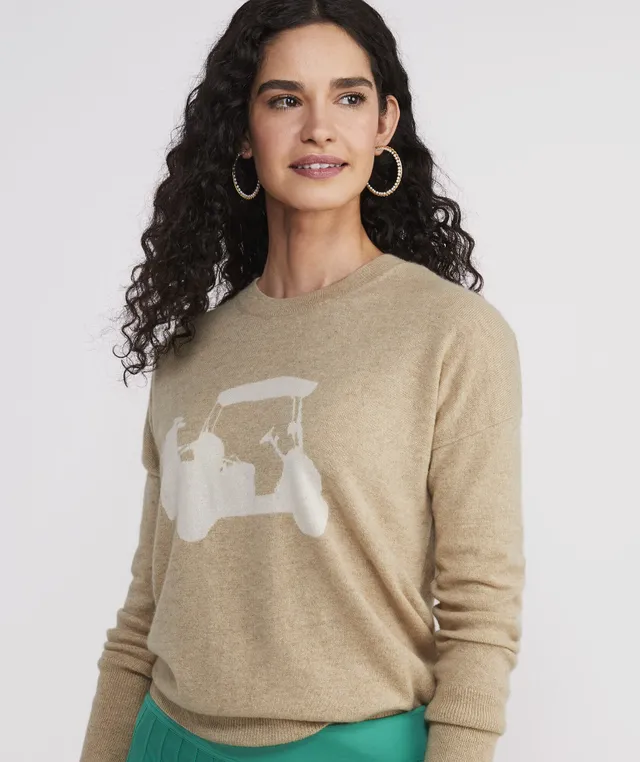 Shop Pickleball Intarsia Cashmere Crewneck Sweater at vineyard vines