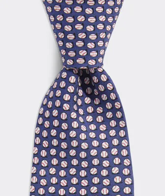 Boys' Micro Baseballs Printed Tie