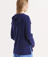 Terry Towel Hoodie with Tassles