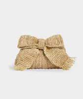 Raffia Bow Clutch