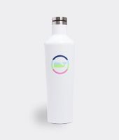 Vineyard Vines Neon Whale Dot Corkcicle Canteen (White)