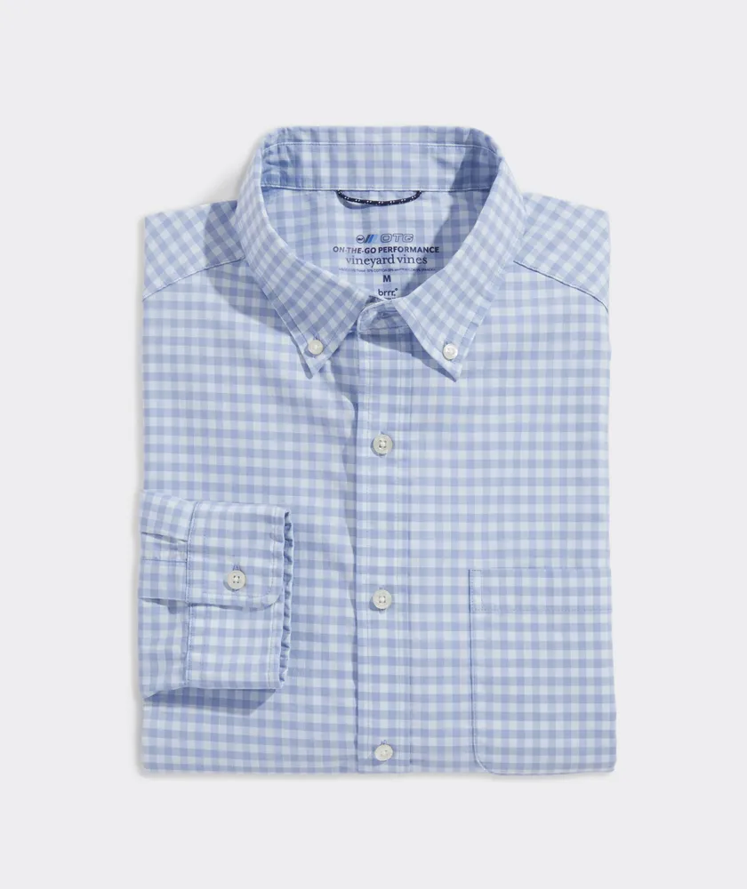 On-The-Go brrrº Gingham Shirt