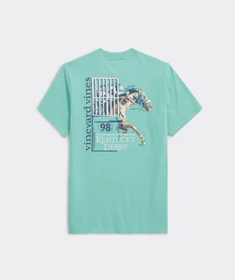 Kentucky Derby Out Of The Gate Short-Sleeve Pocket Tee