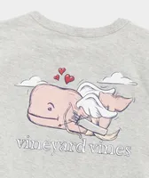 Kids' Cupid Whale Long-Sleeve Pocket Tee