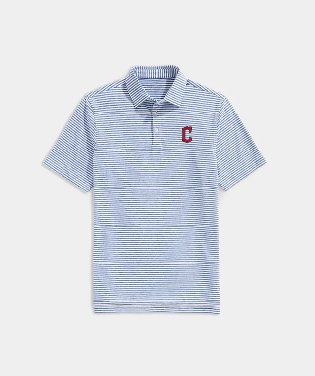 Shop Atlanta Braves Bradley Stripe Sankaty Polo at vineyard vines