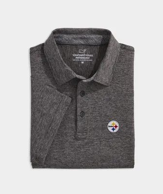 Pittsburgh Steelers Destin Stripe Sankaty Polo