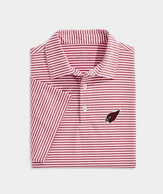 Arizona Cardinals Winstead Stripe Sankaty Polo